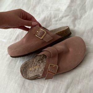 COPY - Aldo Mauve Pink Clog Mules